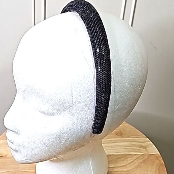 Headband Black Glitter Style NWT - Picture 1 of 5